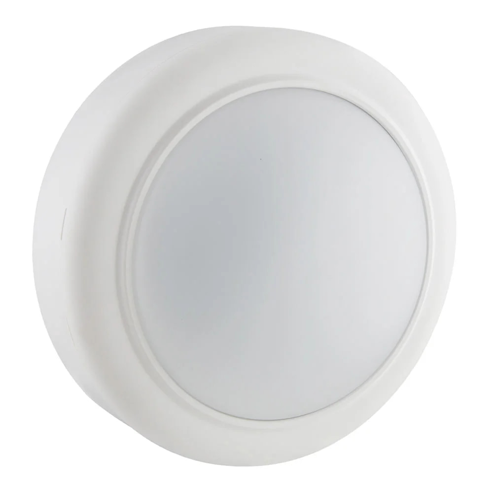 Round Bulkhead 140mm White LED 8W