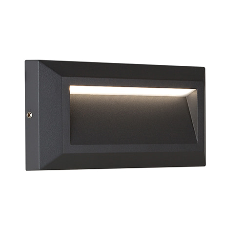 Helena Footlight Plain Grey LED 14W 4000K