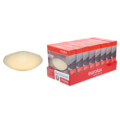 La Riga Ceiling Light White (Sell in PDQ of 8 only)