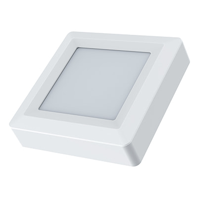 Square Ceiling Light 120mm White LED 4000K