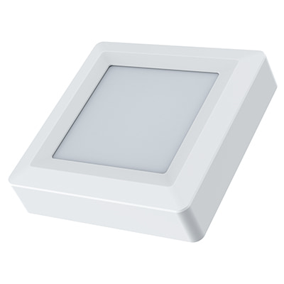 Square Ceiling Light 120mm White LED 3000K
