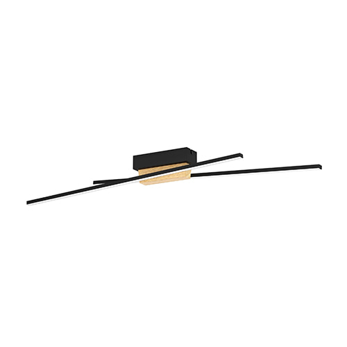 Panagria Ceiling Light Black/Brown LED