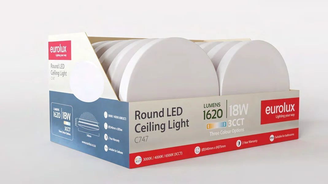 Classic Ceiling Light LED 18W 3CCT (Sell in PDQ of 10 only), view 2