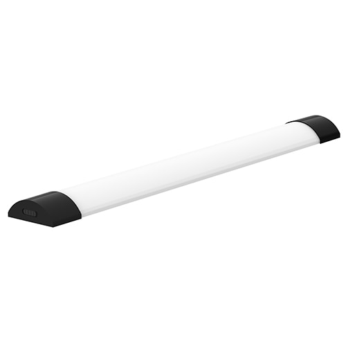 Batten Ceiling Light 1200mm Black LED 32W 3CCT
