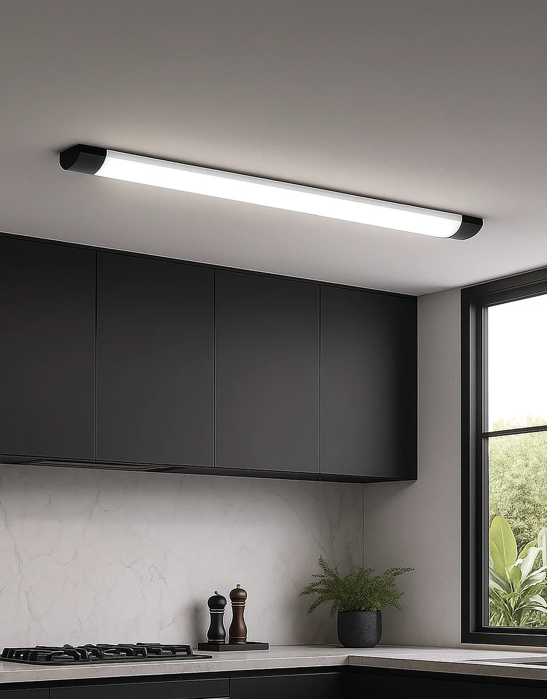 Batten Ceiling Light 1500mm White LED 40W 3CCT, view 2