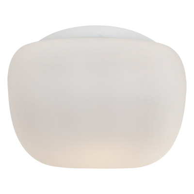 Cheese Square Ceiling Light 200mm White