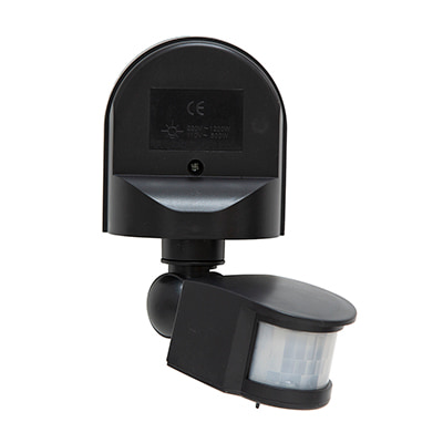 1200w Infrared Motion Sensor Black