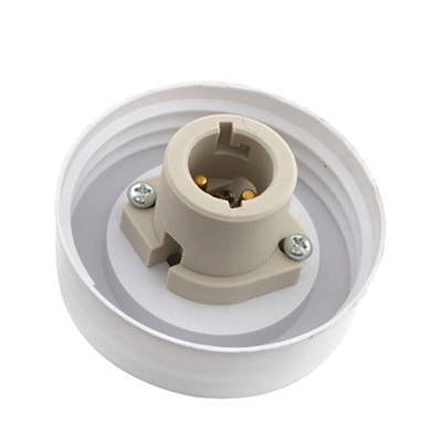 6 Fibre Glass Gallery & Porcelain Holder B22 (RE306W)