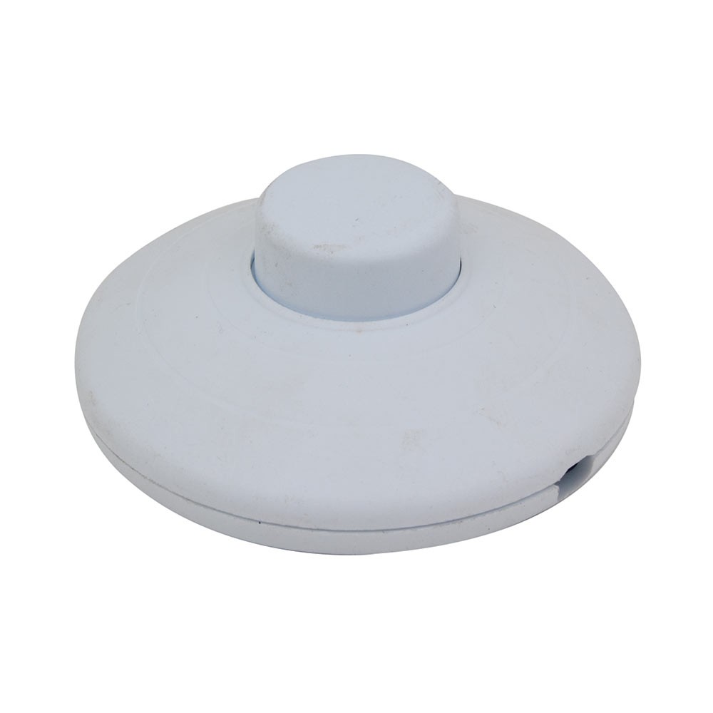 Foot Switch White 2AMP 220-240v