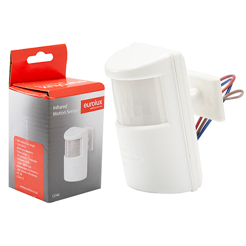 1200w Infrared Motion Sensor White