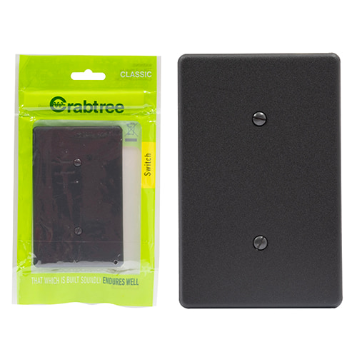 C/T Classic Blank Plate 50x100 Ferro Black