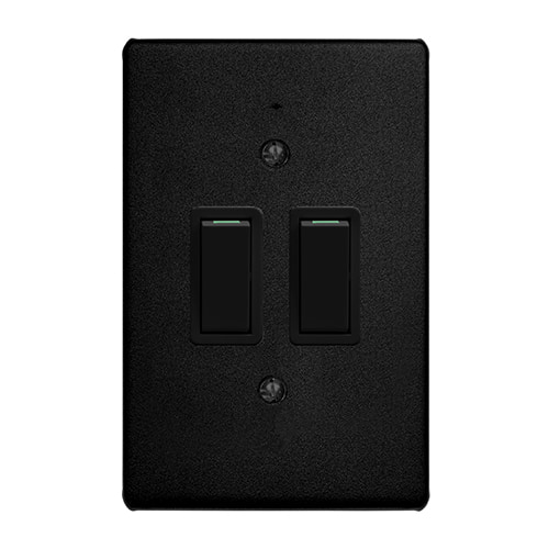 C/T Classic 2L1W Switch 50x100 Ferro Black