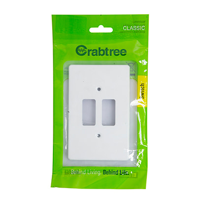 C/T Classic 2L Coverplate 50x100 White