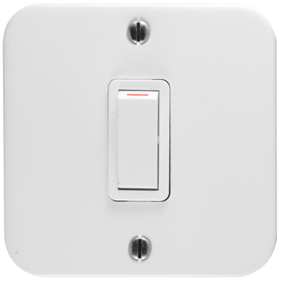 Crabtree Industrial 1 Lever 1 Way Switch 75x75mm