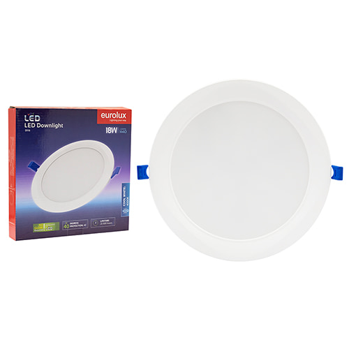 Panel Round Downlight 225mm Dia White LED 18W