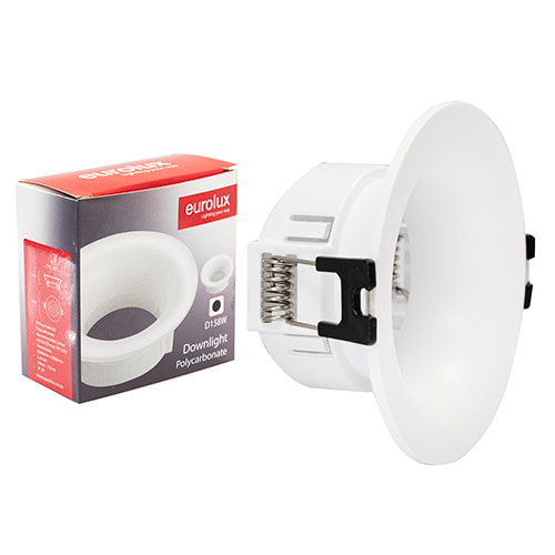 Polycarbonate Downlight 86mm Dia White