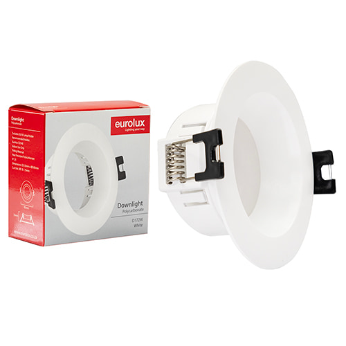 Polycarbonate Downlight 86mm Dia White