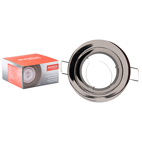 Straight Twist Downlight 80mm Dia Gun Metal