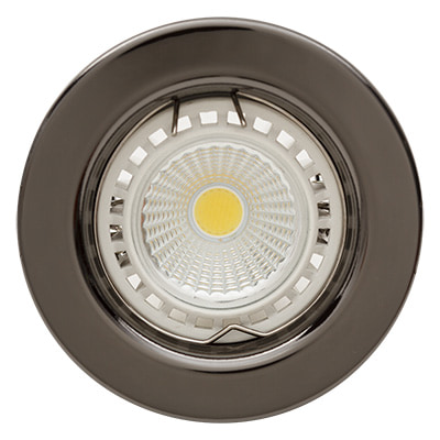 Straight Round Downlight 80mm Dia Gun Metal