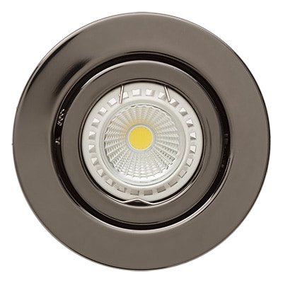 Tilt Round Downlight 105mm Dia Gun Metal