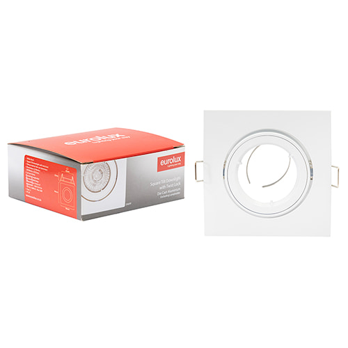 Tilt Twist Square Downlight White