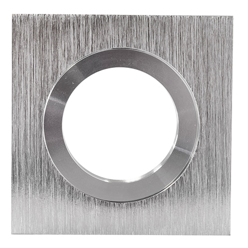 CNC Square Downlight 80mm Dia Aluminium