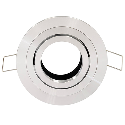 CNC Tilt Round Downlight 90mm Dia Aluminium