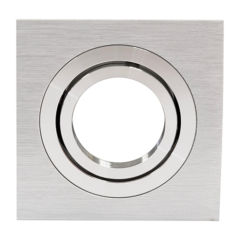 CNC Tilt Square Downlight 90mm Dia Aluminium