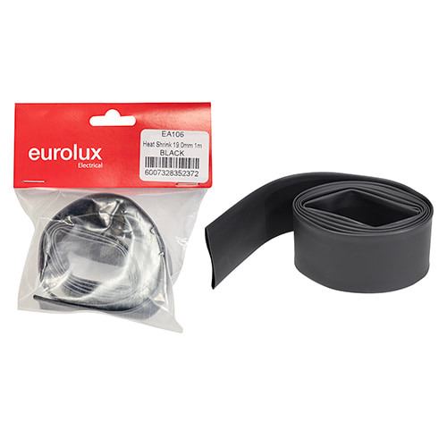 Heat Shrink 19.0mm Black 1m
