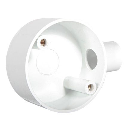 PVC Junction Box 1 Way 20mm Single Pack