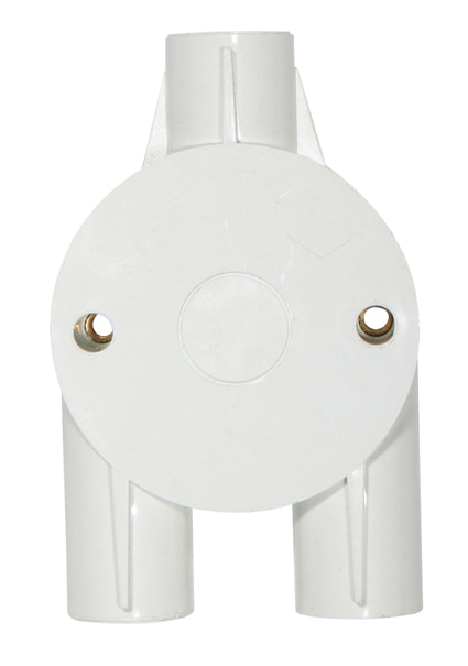 PVC Box 3 Way 20mm Y Single Pack