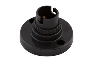 Lampholder B22 Nylon Black Batten