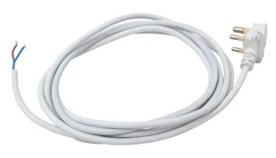 (PT506) Cord Set 6A Plug Top with 0.75mm x 3 M Cabtyre
