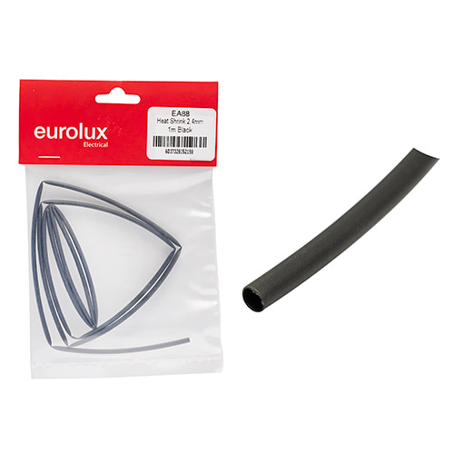 Heat Shrink 2.4mm Black 1m