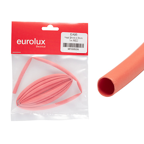Heat Shrink 4.8mm Red 1m