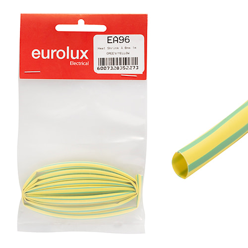 Heat Shrink 4.8mm Grn/Yell. 1m