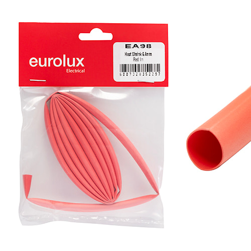 Heat Shrink 6.4mm Red 1m