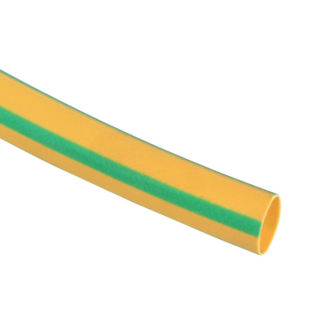 Heat Shrink 6.4mm Grn/Yell. 1m