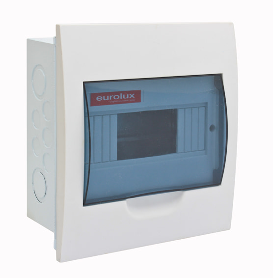 Flush 8 Way Din Rail Distribution Board