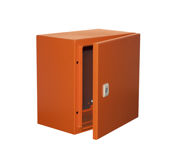 Enclosure M/Steel 300x300x200mm IP65 Orange