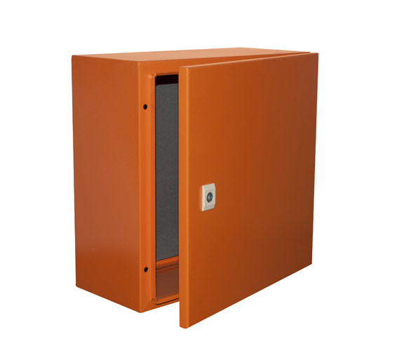 Enclosure M/Steel 400x400x200mm IP65 Orange