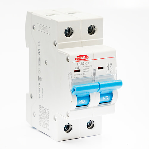 Tosun 2Pole 63Amp 3kA Circuit Breaker