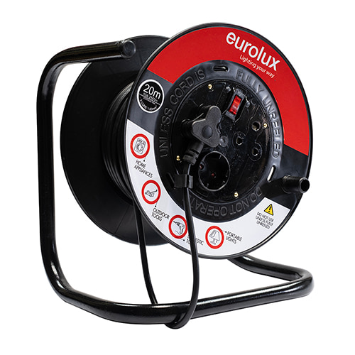 20m 1.00mm PVC Reel Double Socket