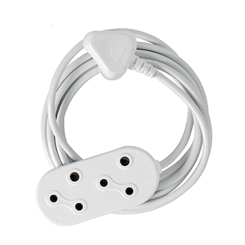 Extension Cord 1.00mm 20m Double White