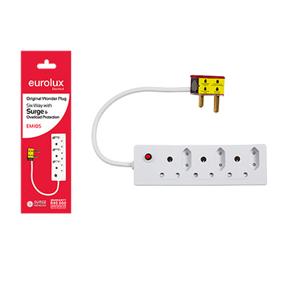 6 Way with Surge & Overload Protection EM105