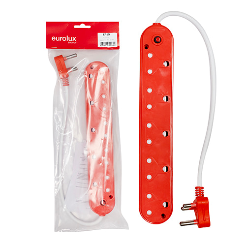 Multi Plug 5 Way 5x16A Dedicated Red