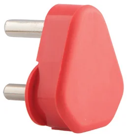 Plug Top Dedicated Red 16A 3 Pin Solid Pin