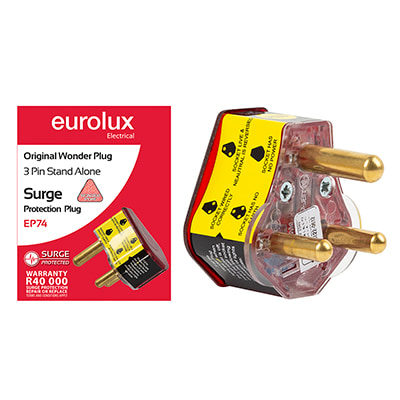 Surge Plug 3 Pin Stand Alone Box EP74