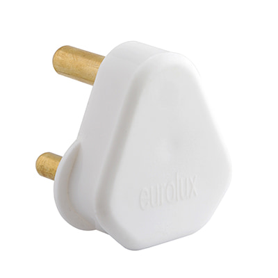 Plug Top 16A White H/C & Bag PP