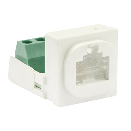Module Telephone White RJ11